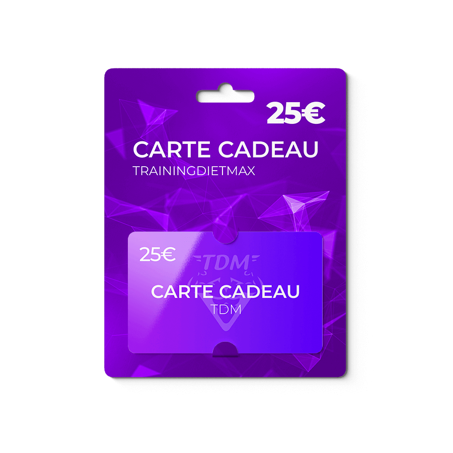 Carte cadeaux TrainingDietMax 25€